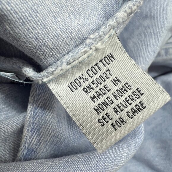 Bill Blass Vintage Blue Denim Pleated Romper Aqua Snow Size Large NWT - Picture 11 of 14